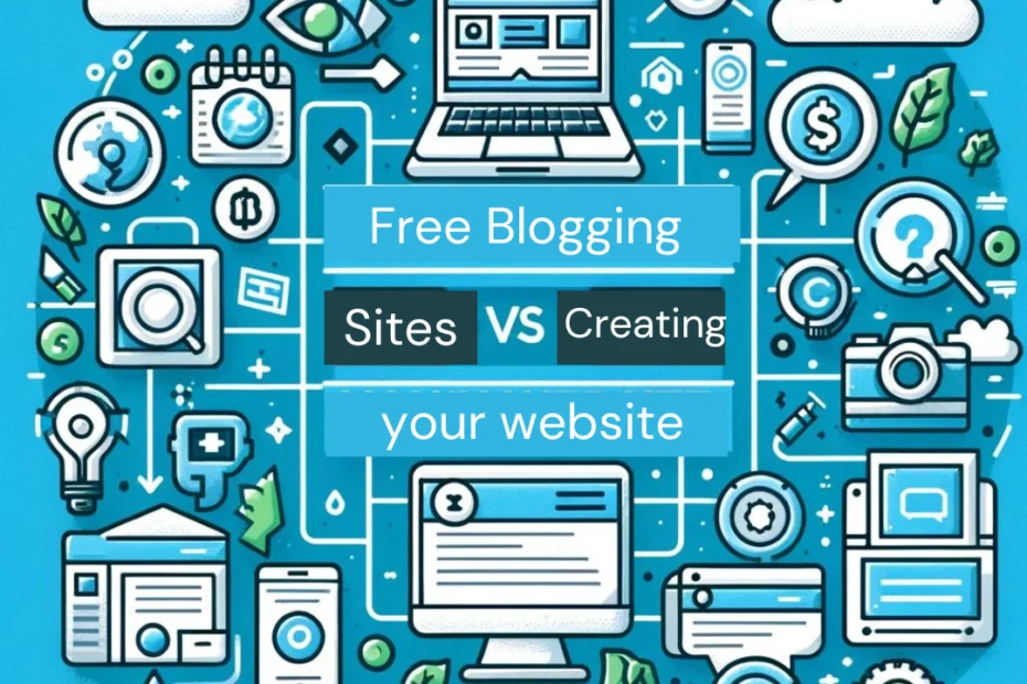 free blogging sites vs creation your own website